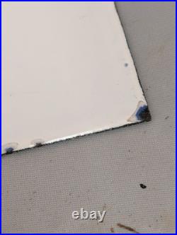 Vtg. BAR Back Room PORCELAIN SIGN SPEAKEASY Gambling Hall Jack-o-Diamonds 18X4