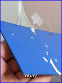 Vtg. BAR Back Room PORCELAIN SIGN SPEAKEASY Gambling Hall Jack-o-Diamonds 18X4