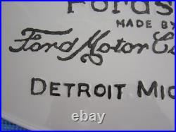 Vtg. FORDSON FORD MOTOR COMPANY SIGN, Detroit, Mich. U. S. A