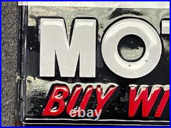 Vtg Metal Sign CO OP Motor Oil Buy with Confidence Farmers Co-Op Manzanola CO