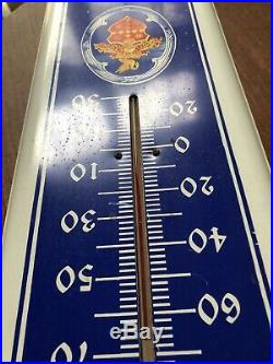 Vtg Packard Motor Cars Advertising Thermometer Metal Sign Detroit Michigan. NICE