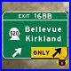 Washington_I_5_North_exit_168B_Route_520_Bellevue_Kirkland_exit_sign_21x15_01_ap