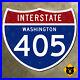 Washington_Interstate_405_route_marker_highway_road_sign_1961_Seattle_28x24_01_ol