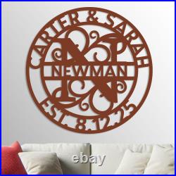 Wedding Monogram Sign Wedding Monogram Sign