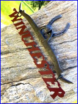 Winchester &gambler metal signs 24 cabin hunting man cave collection