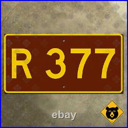 Wisconsin Rustic Road 377 route marker highway sign R377 36x18