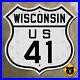 Wisconsin_US_Route_41_highway_marker_1926_road_sign_Pleasant_Prairie_16x16_01_nkqp