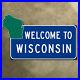 Wisconsin_state_line_highway_marker_road_sign_1975_outline_cutout_welcome_35x21_01_fx