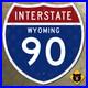 Wyoming_Interstate_90_highway_route_marker_road_sign_1957_Buffalo_12x12_01_xkau