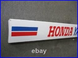 Yamaha Honda Illuminated Plastic Sign Shopping Street Display Vintage 51x7